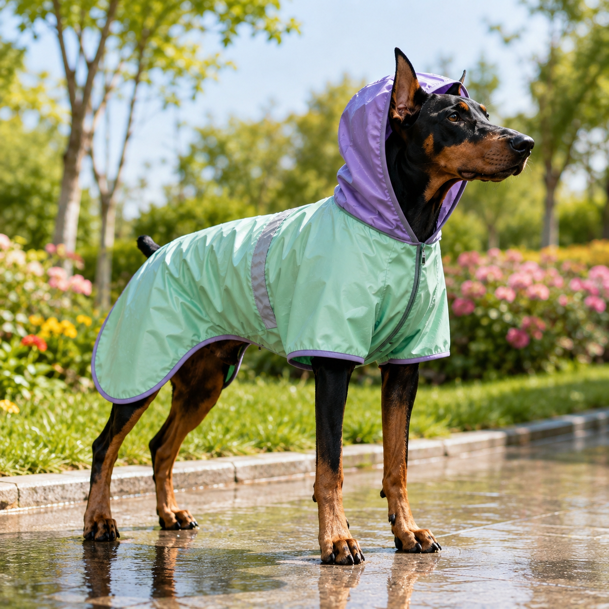 Reflective Dog Raincoat
