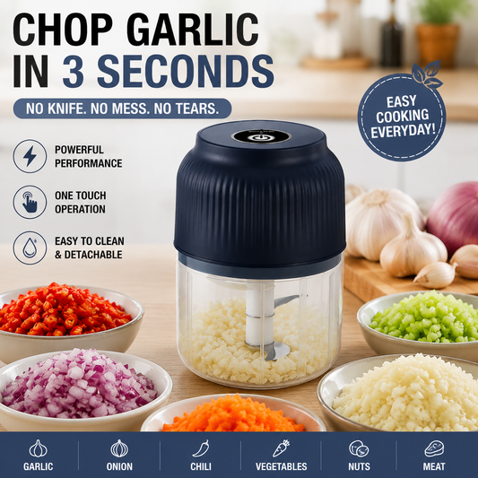 🔥50% off on the last day🔥| 😩 Still Chopping Garlic by Hand? This Kitchen Gadget Does It in 3 Seconds